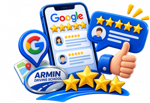 Google customer reviews for Armin Driving School