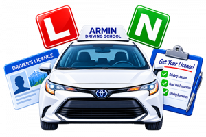 Class 5 and 7 driving lessons and road test preparation – Armin Driving School