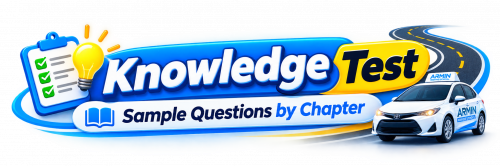 Class 4 knowledge test sample questions by chapter – Armin Driving School